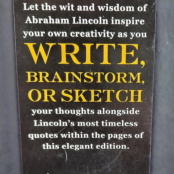 NEW Abraham Lincoln Journal / Sketch / Idea Book & Small Journal Book - Picture 3 of 14